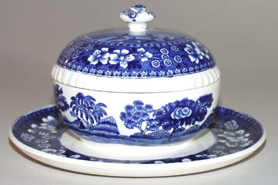 Jam or Preserve Pot with Fixed Stand c1930s